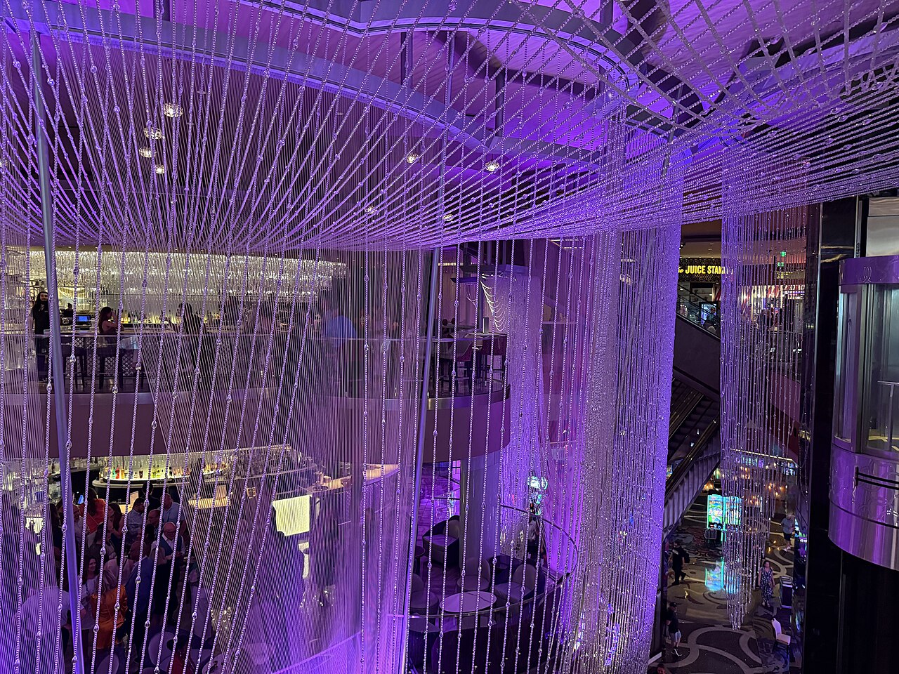 Chandelier Lounge interior, May 2026.