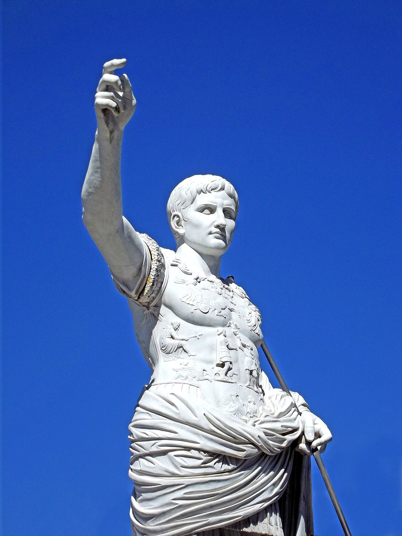 Earlier Caesars Palace Augustus replica, photographed before the 2022 entrance replacement.