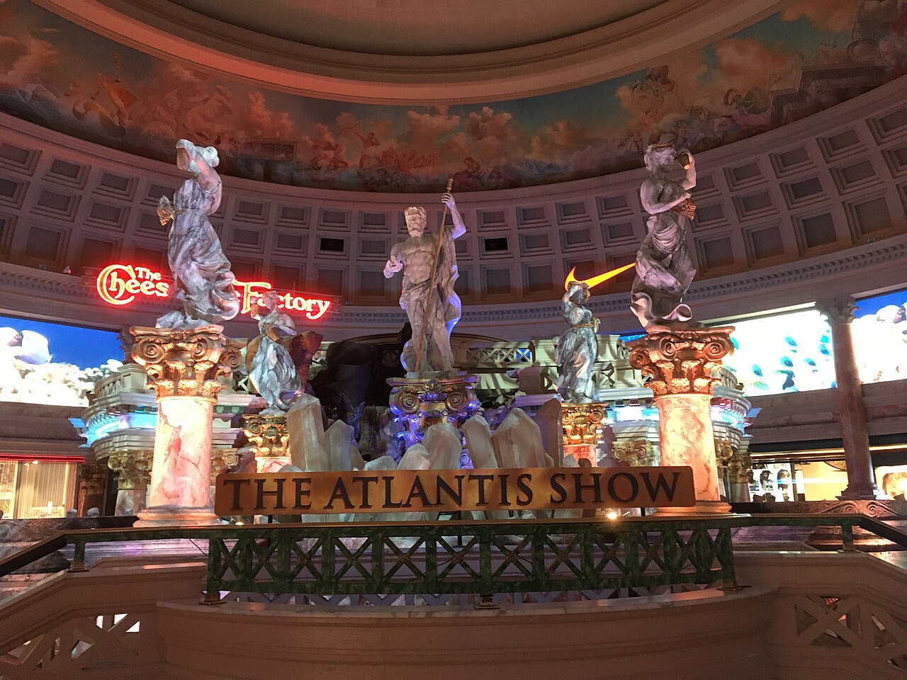 The Atlantis Show at the Forum Shops at Caesars Palace.