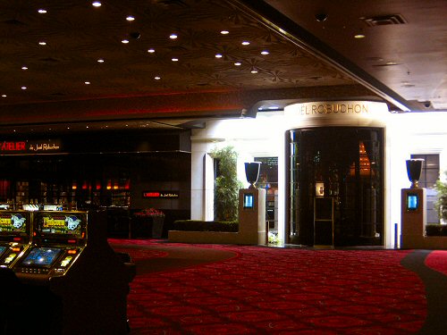 Joël Robuchon restaurant entrance at MGM Grand, December 2006; historical appearance.